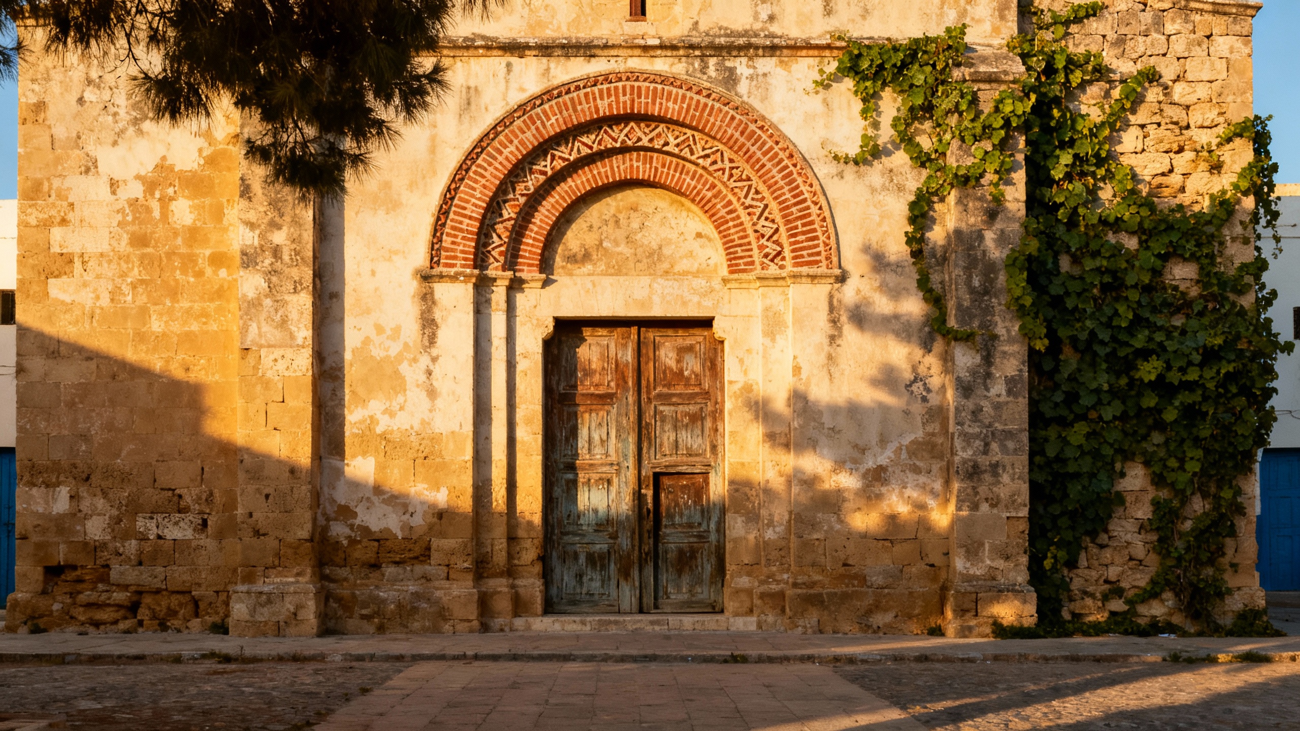 El Jadida, Morocco Church of Saint Anne exterior entrance