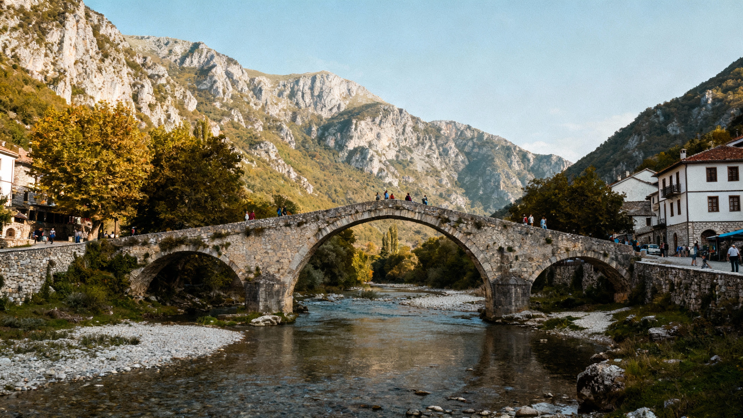Zagori Greece stone bridges mountains
