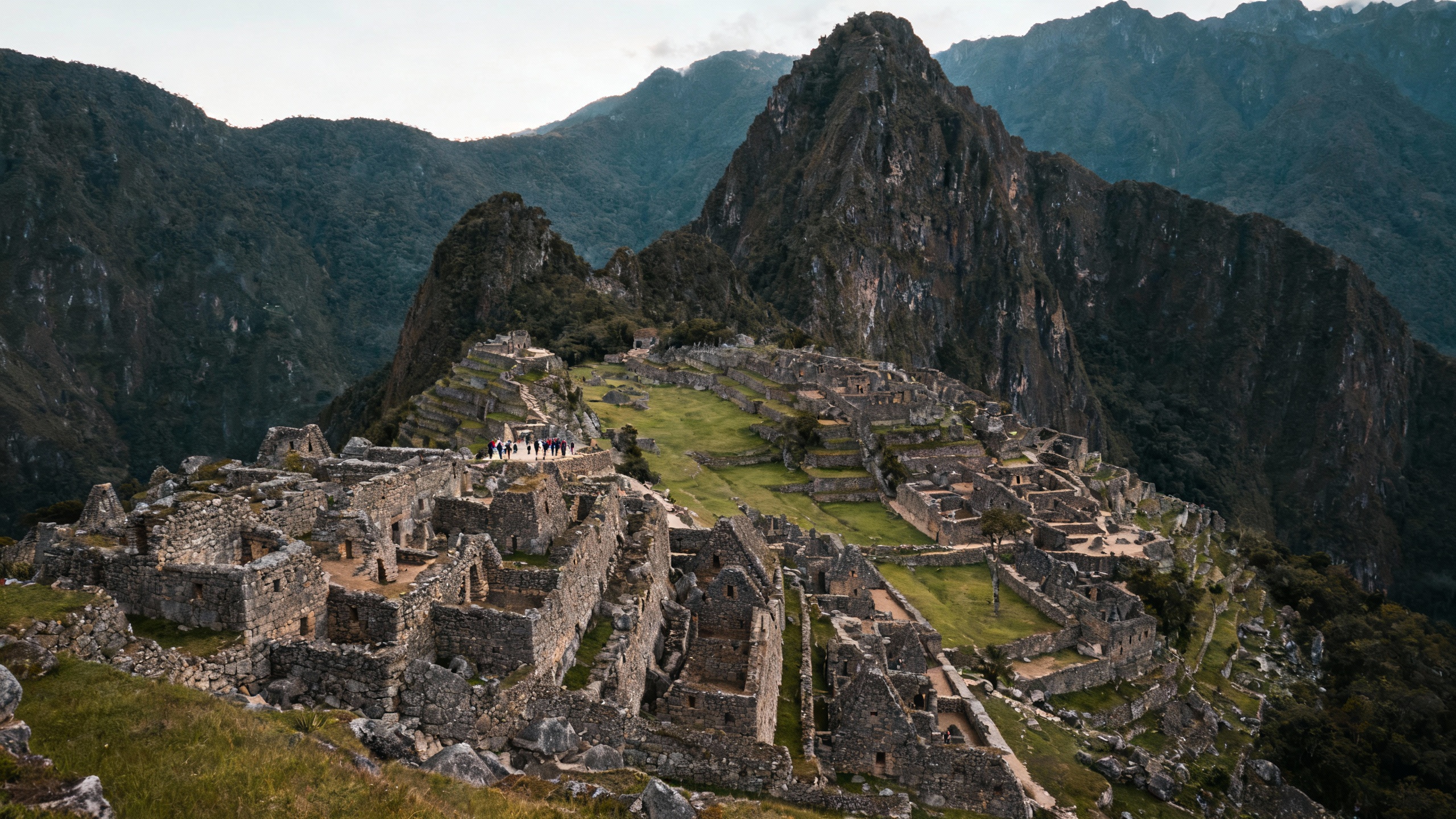 Machu Picchu Peru tourist group