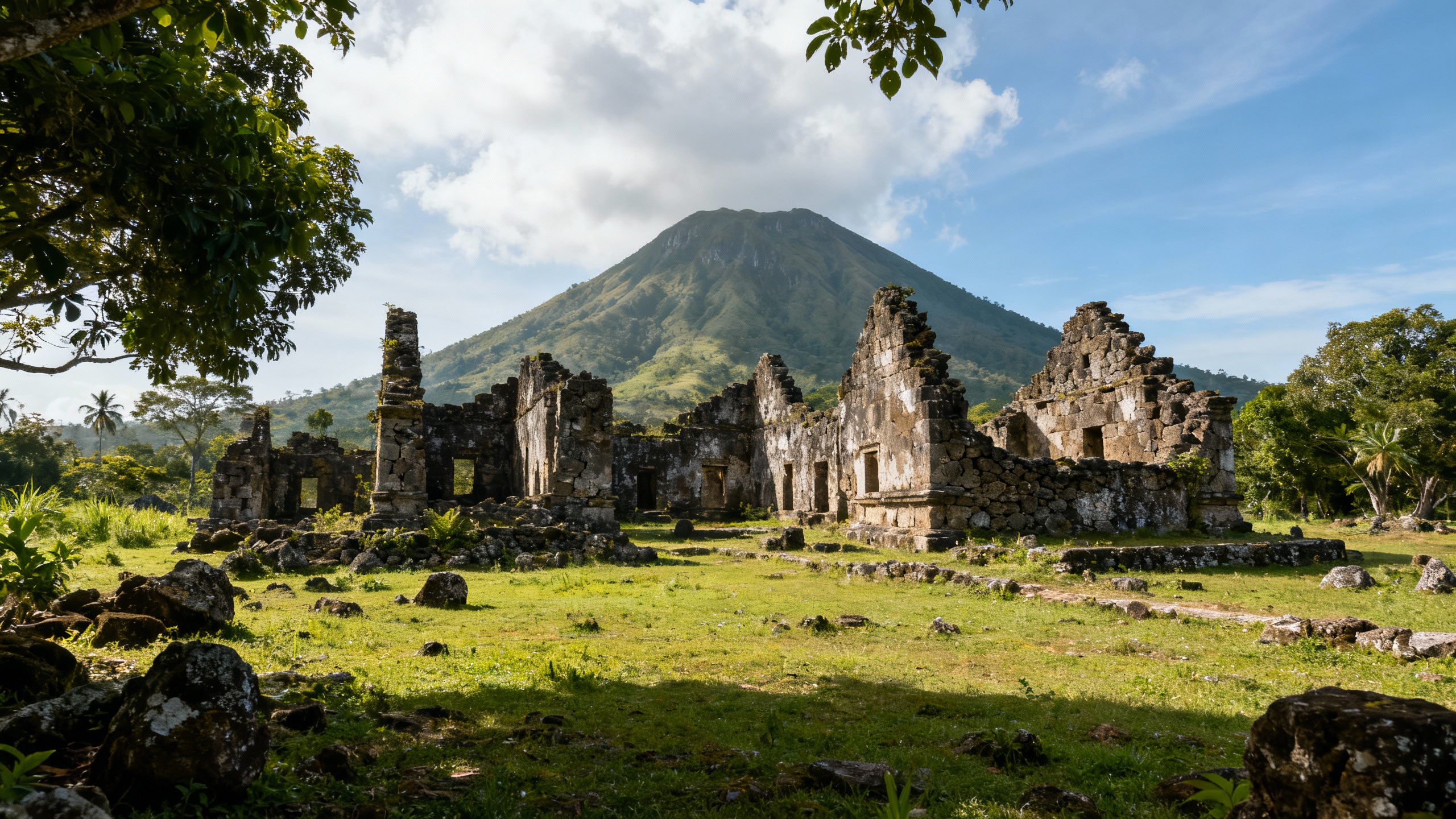 Gunung Pegat Lombok ancient stone ruins