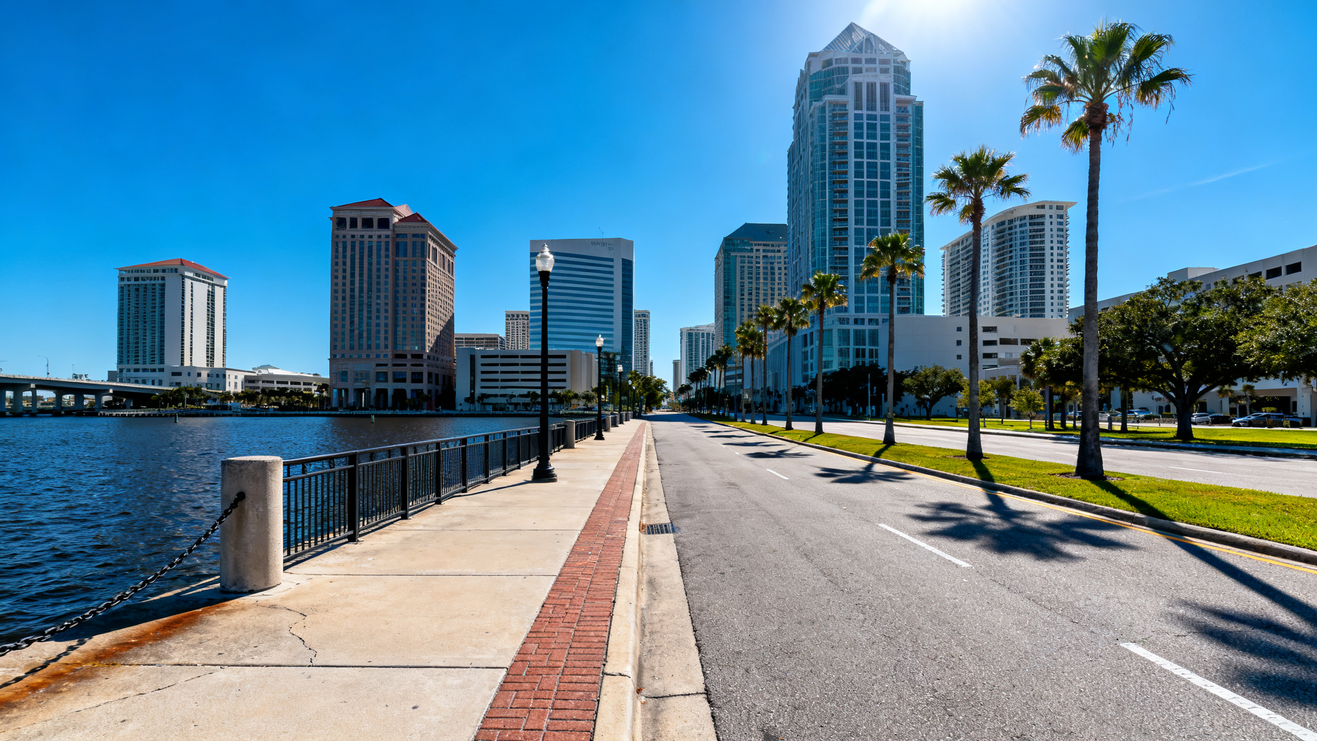Tampa downtown waterfront