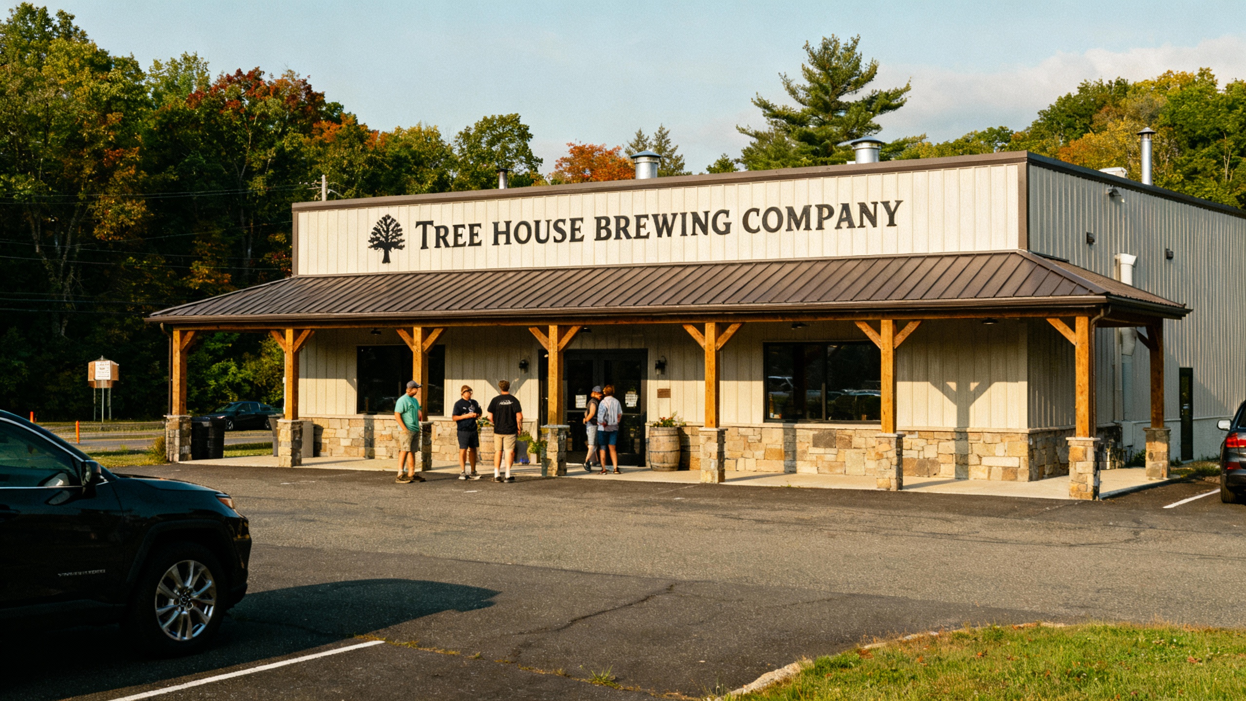Charlton, Massachusetts Tree House Brewing Company exterior