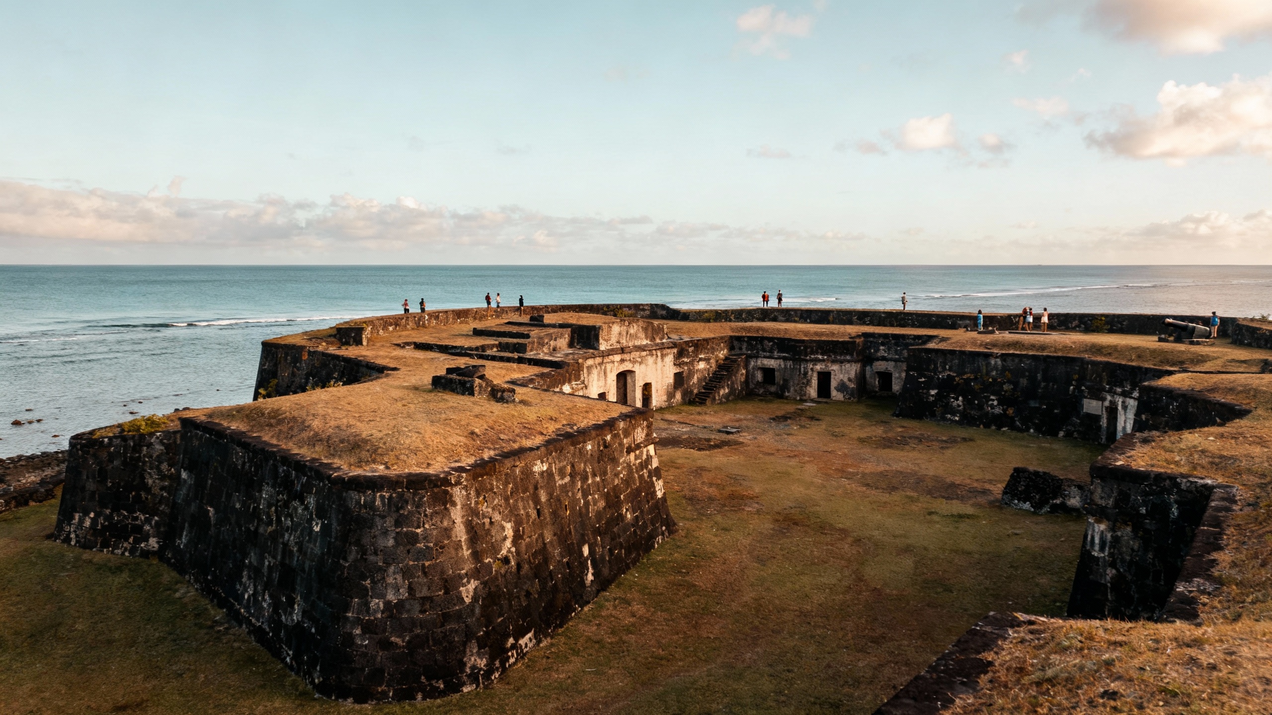 Fiji historic site coastal fortress