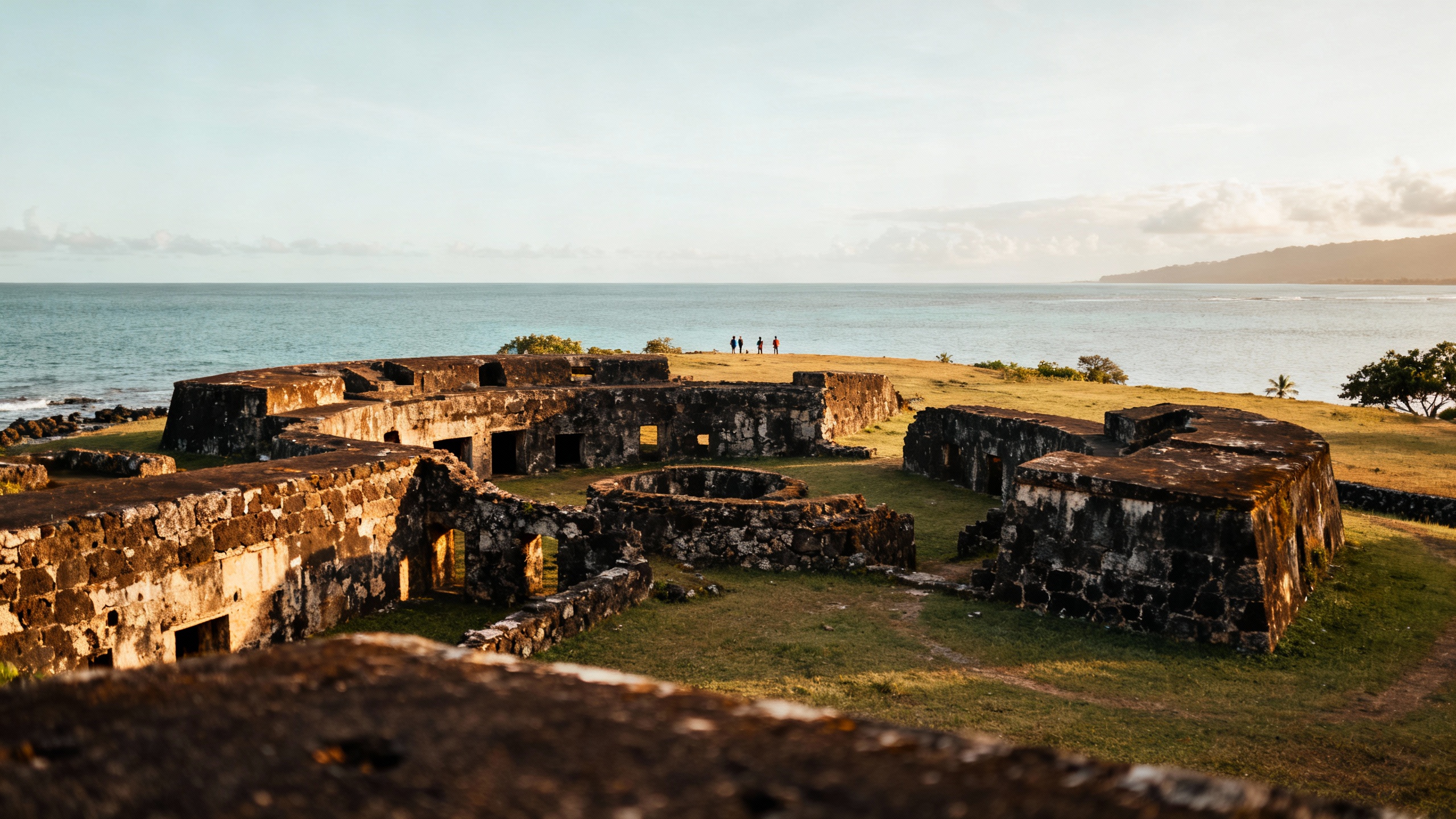Momi Battery Historical Park Fiji coastal fort ruins