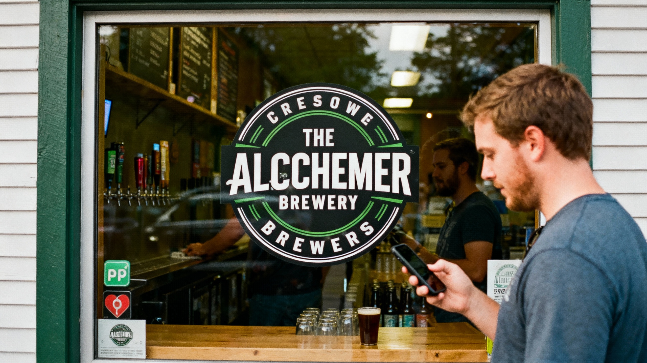 Stowe, Vermont The Alchemist brewery storefront