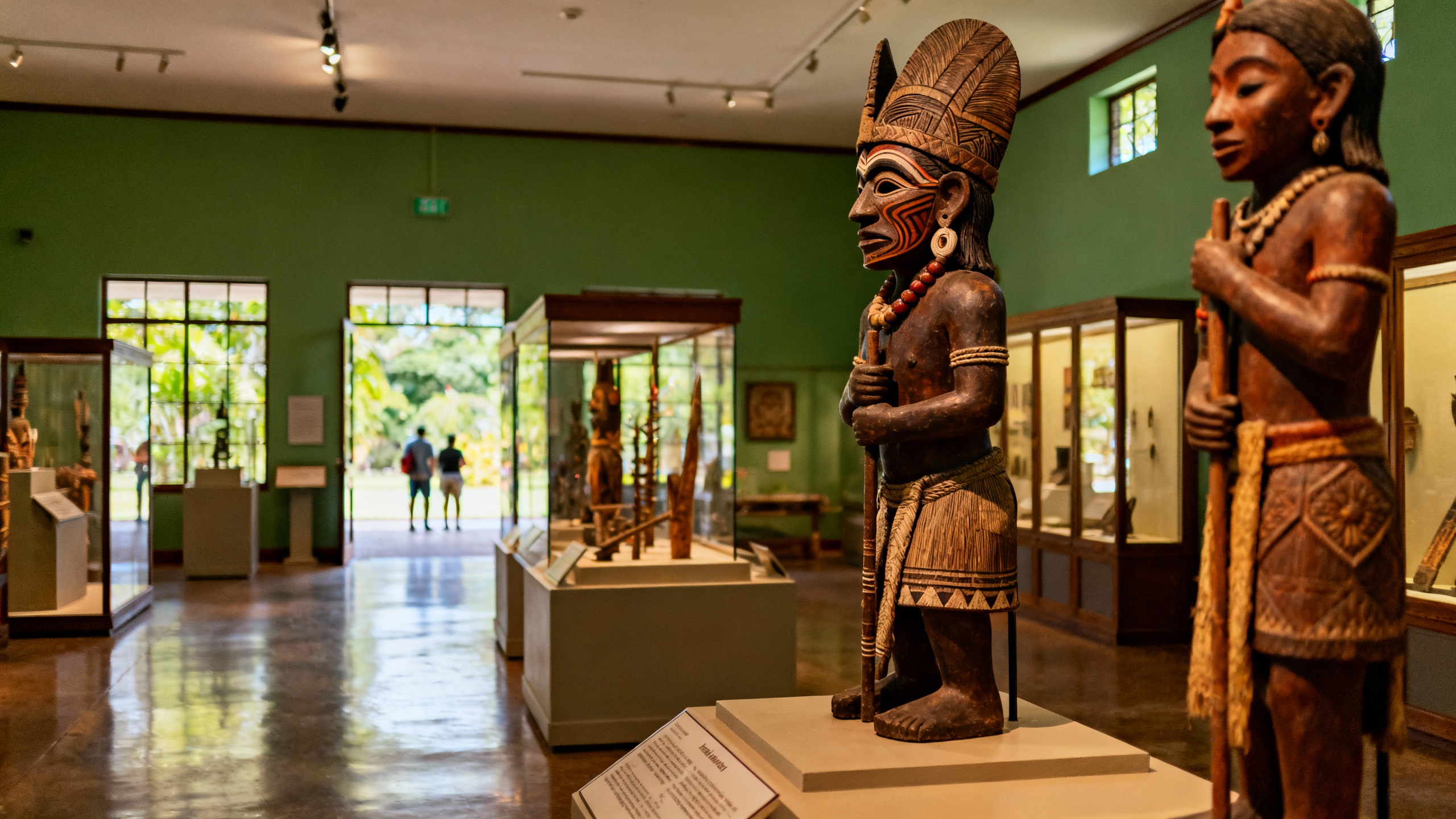 Suva Fiji Museum cultural exhibits interior