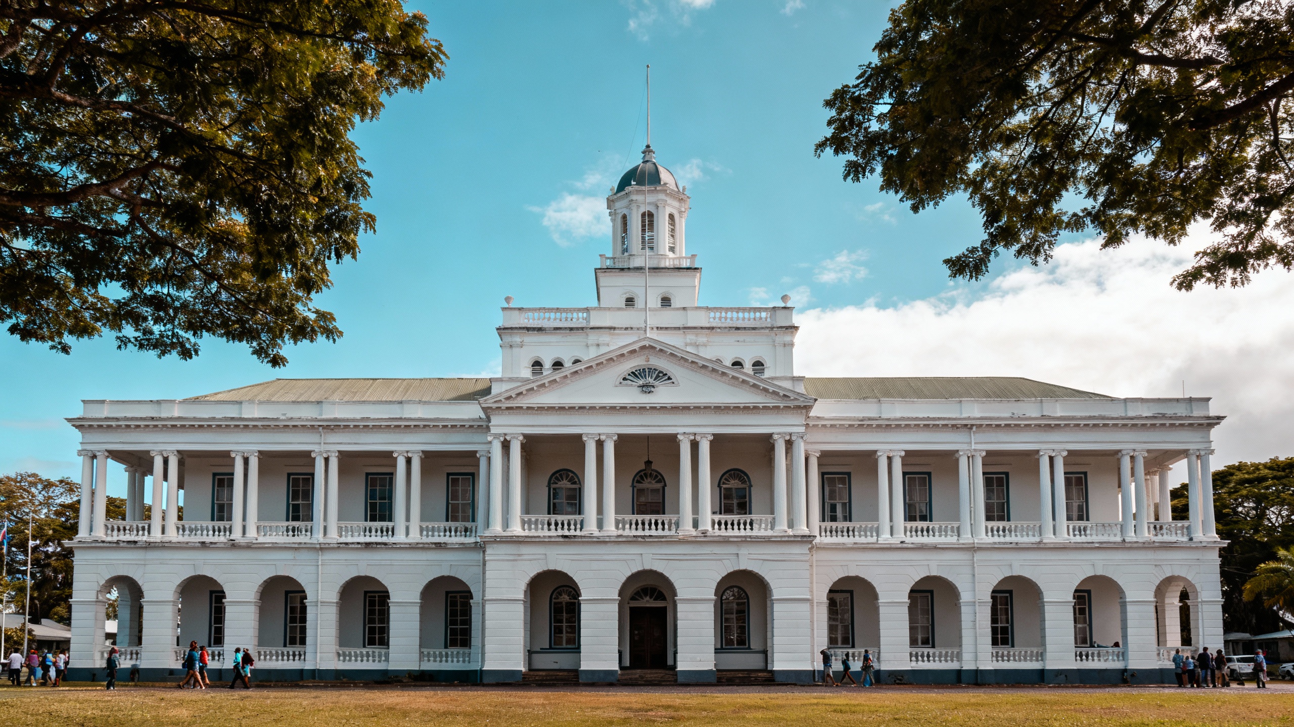 Suva Fiji colonial government buildings exterior