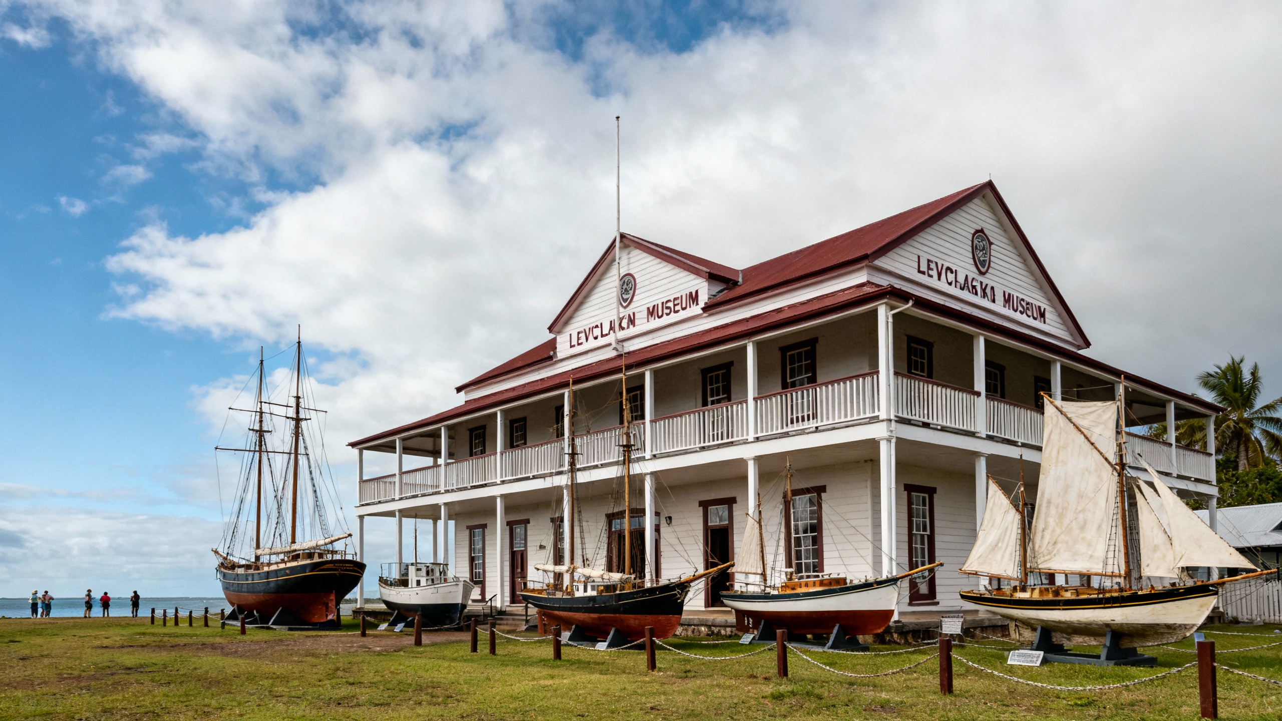 Levuka Maritime Museum Fiji historic ship models
