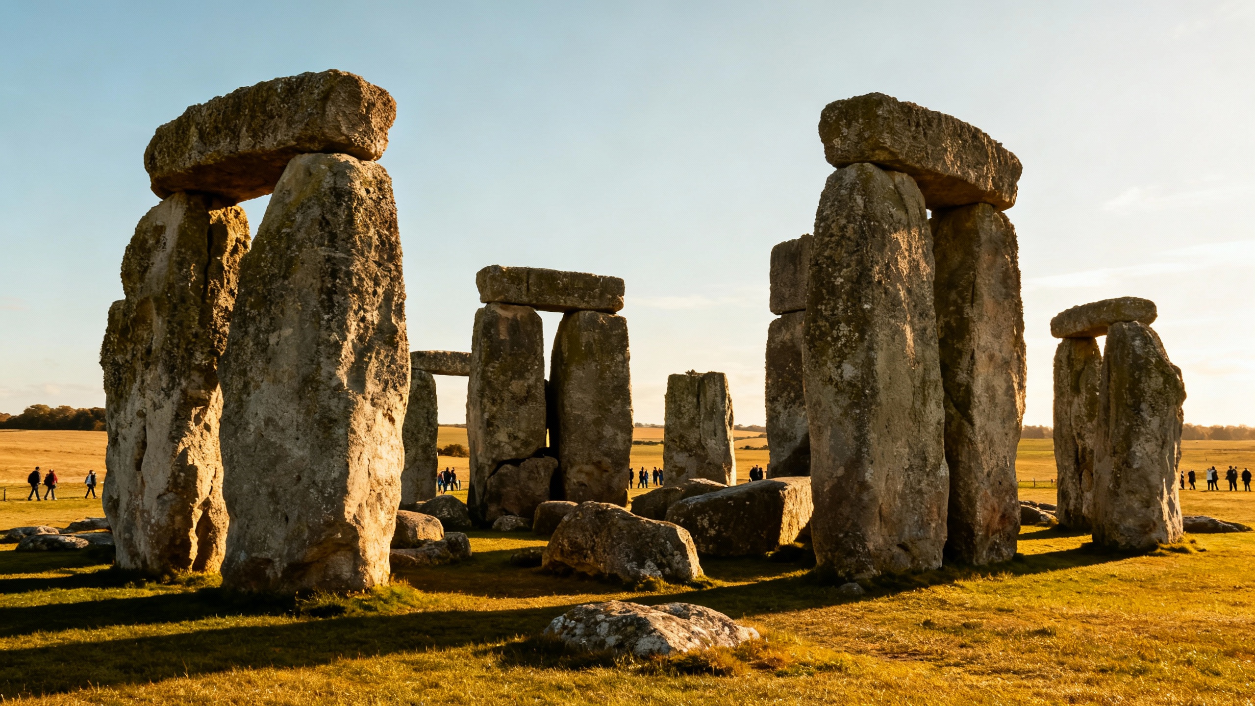 Stonehenge England tourist site day