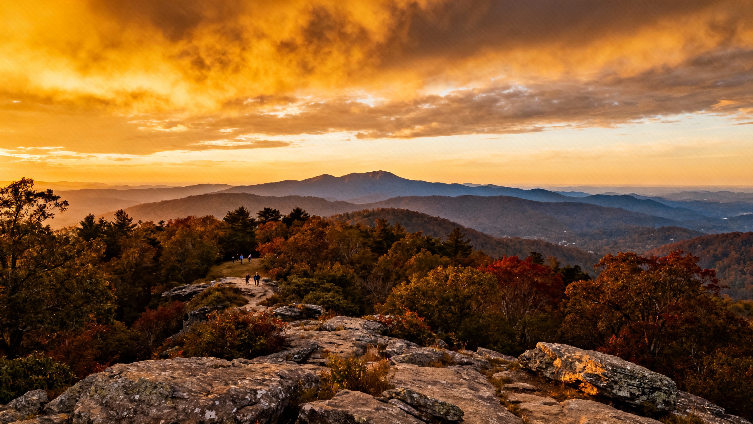 Asheville North Carolina Blue Ridge mountains view