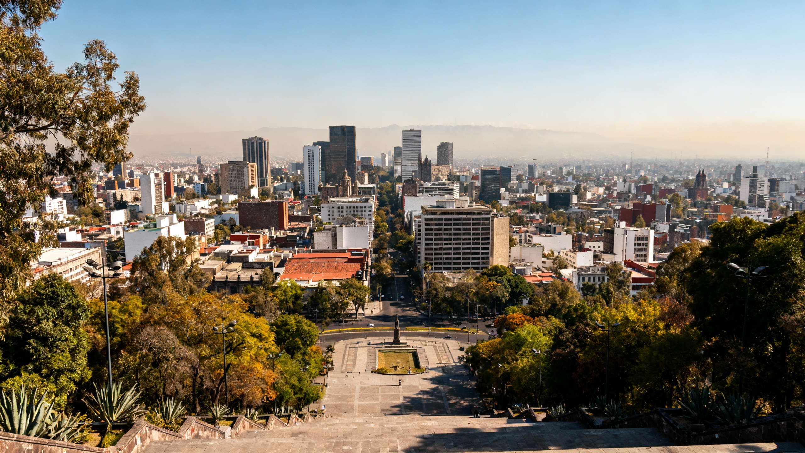 Mexico City Mexico urban skyline