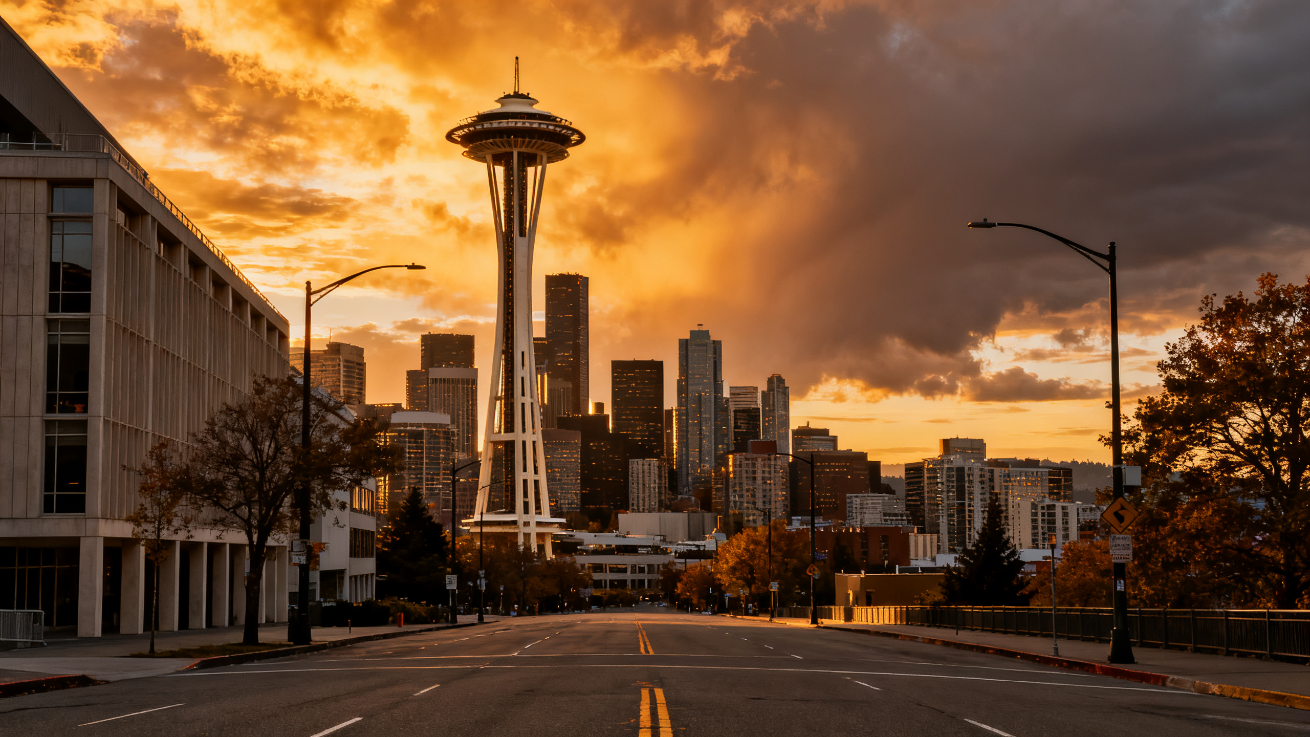 Seattle skyline Space Needle