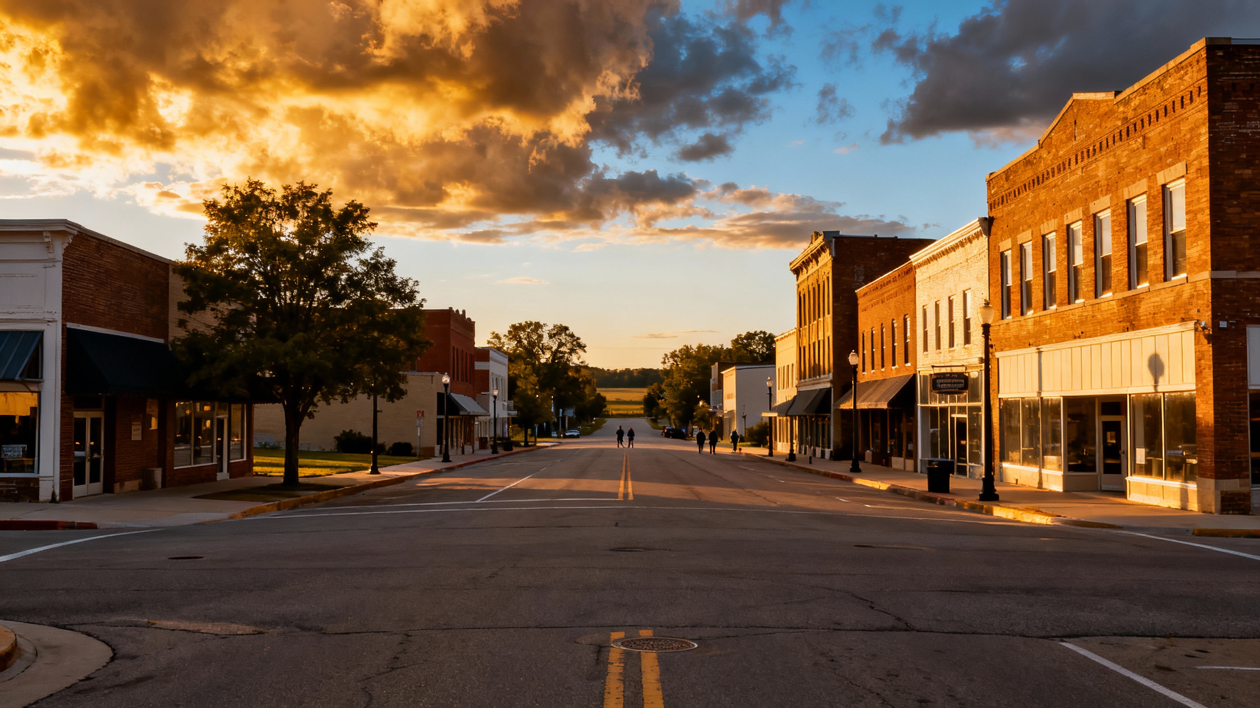 Auburn Indiana downtown street