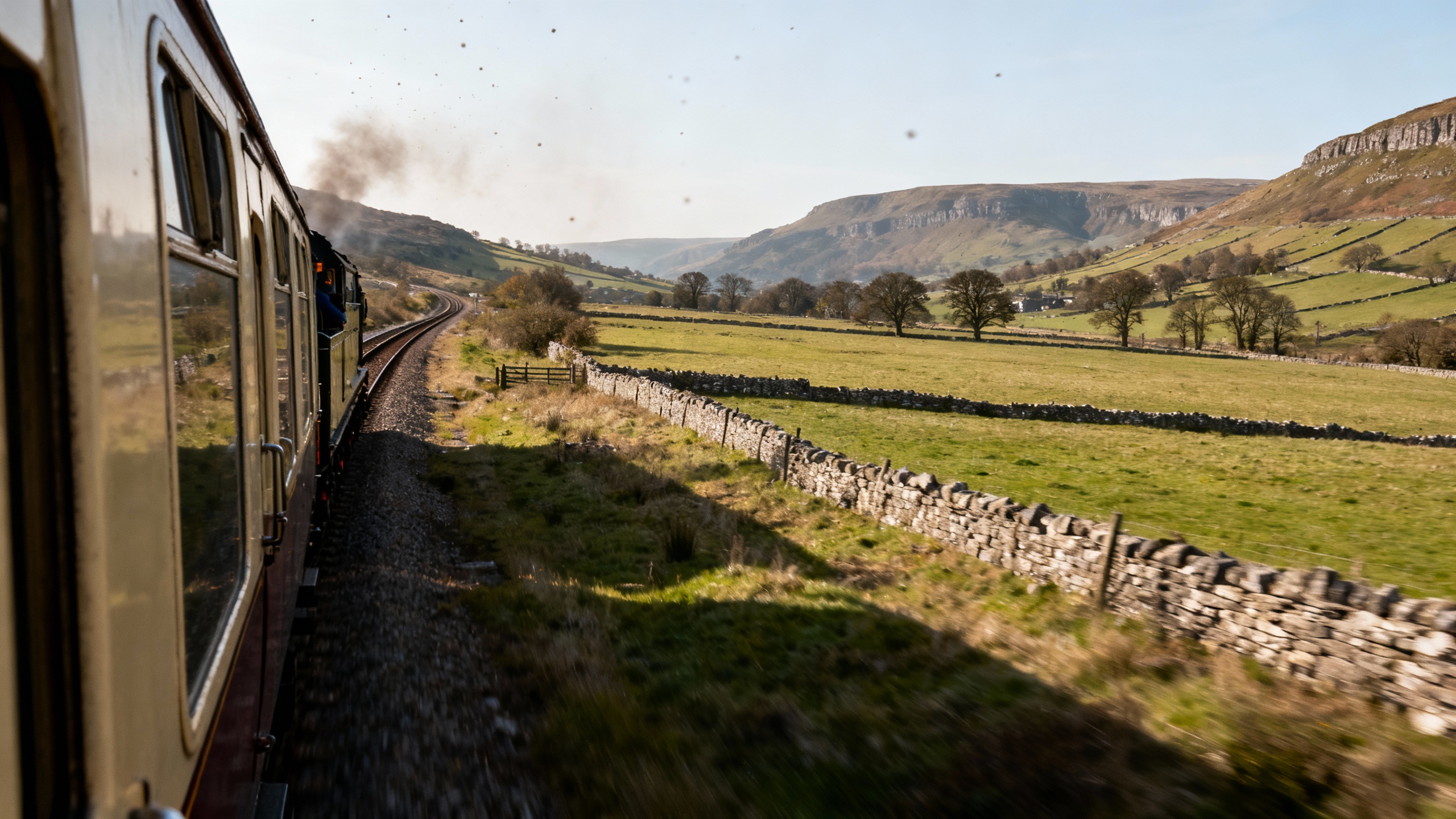 Settle to Carlisle train Yorkshire Dales