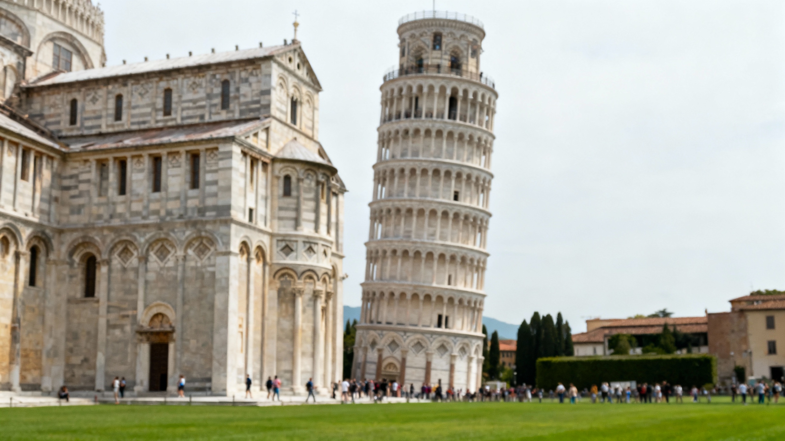 Leaning Tower of Pisa Italy tourists