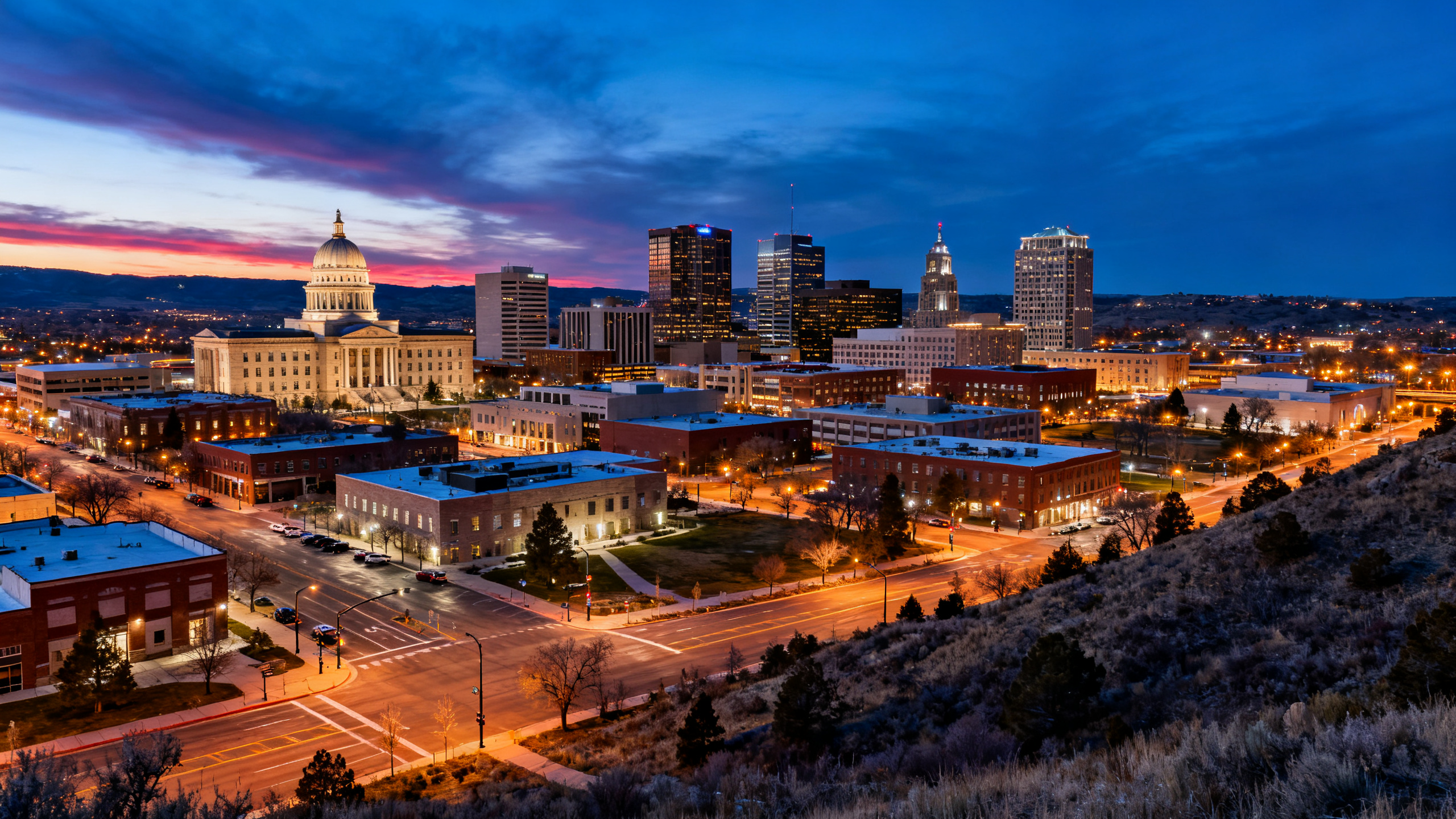 Boise downtown cityscape