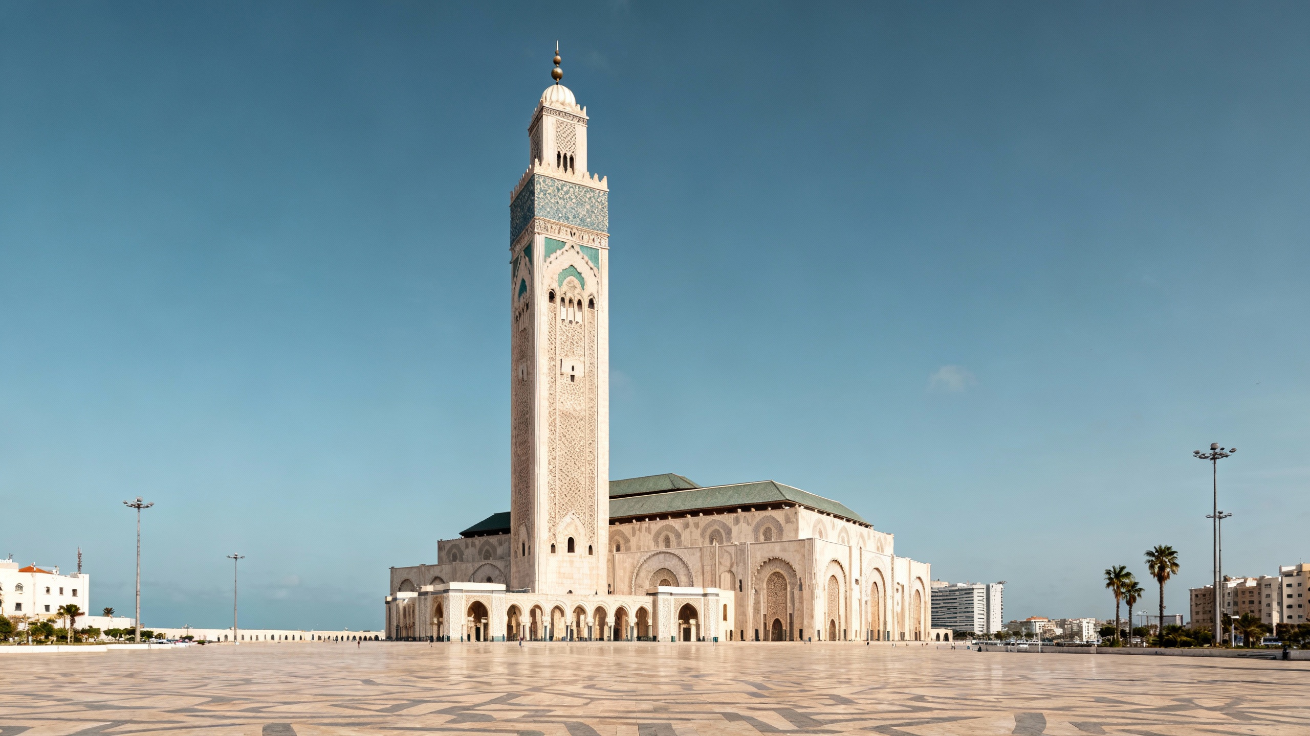 Casablanca Morocco Hassan II Mosque exterior