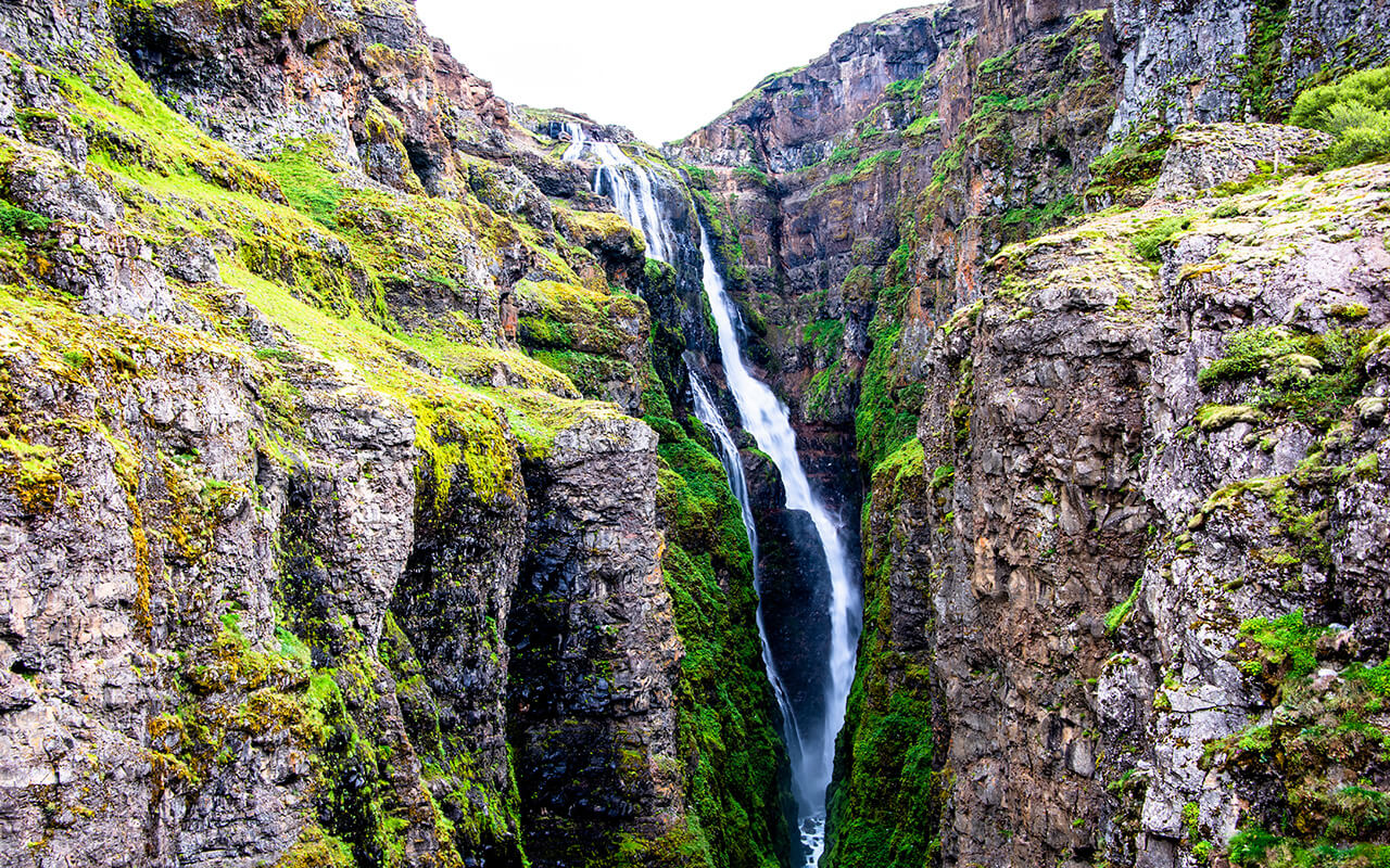Glymur, Iceland’s Second-Tallest Waterfall