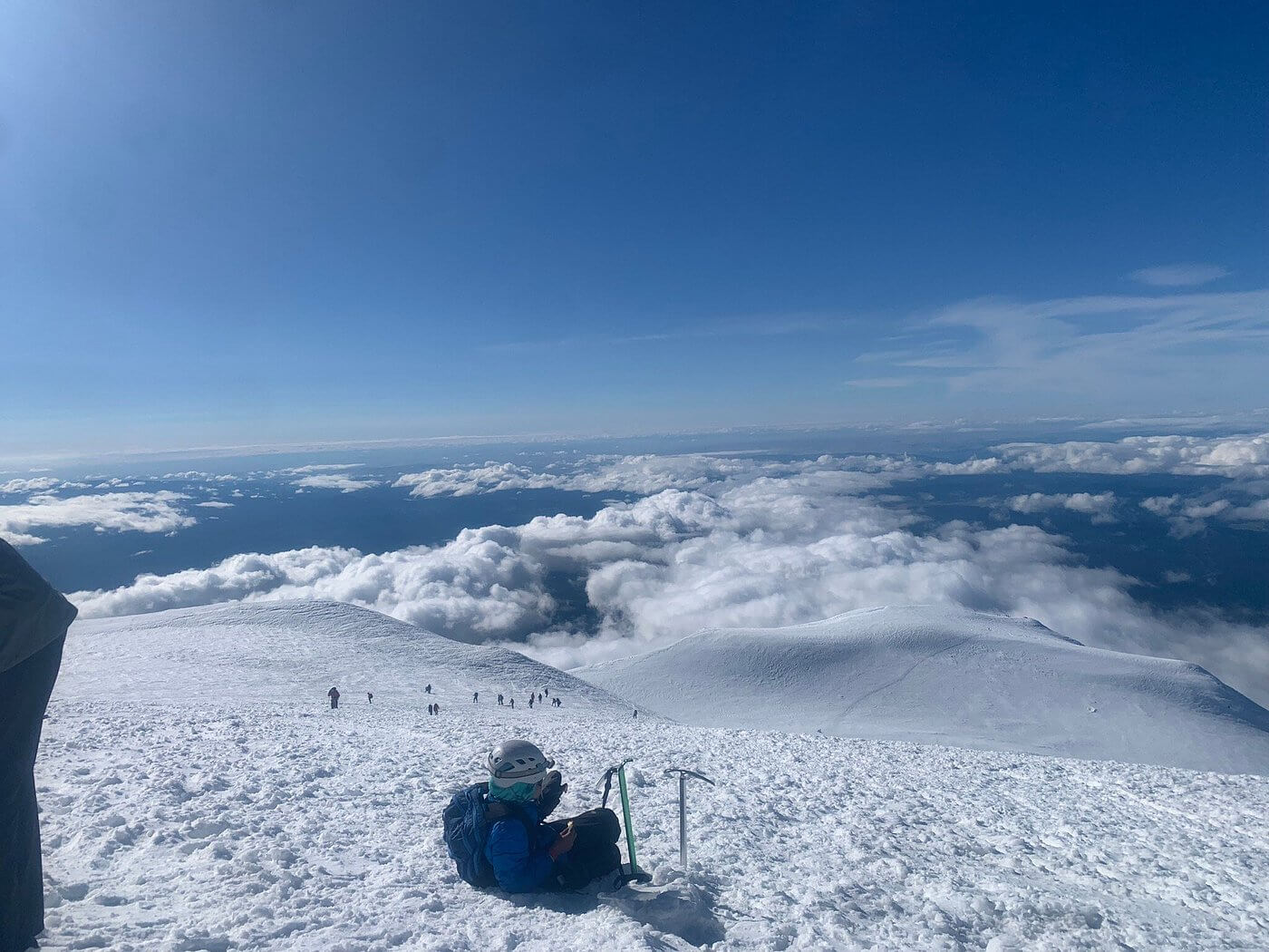 Colorful Summer Climb on Mount Adams in Washington