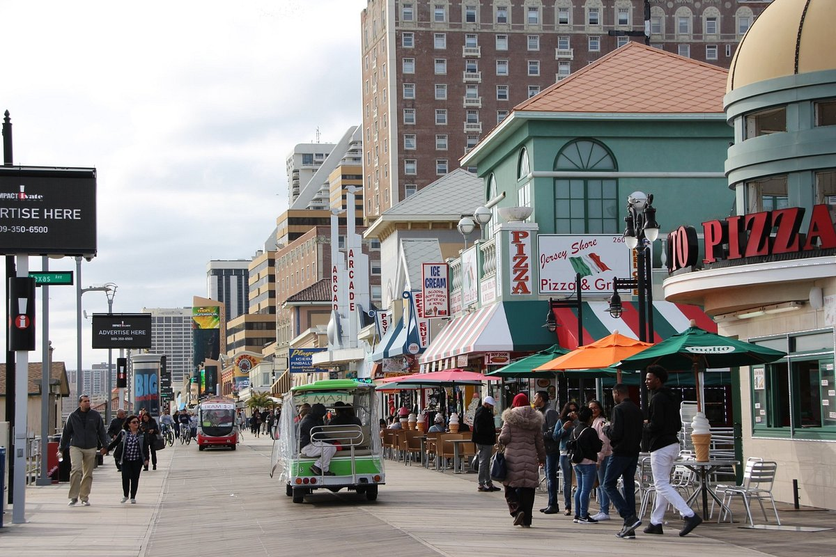 Take a Leisurely Walk Along the Atlantic City Boardwalk in New Jersey
