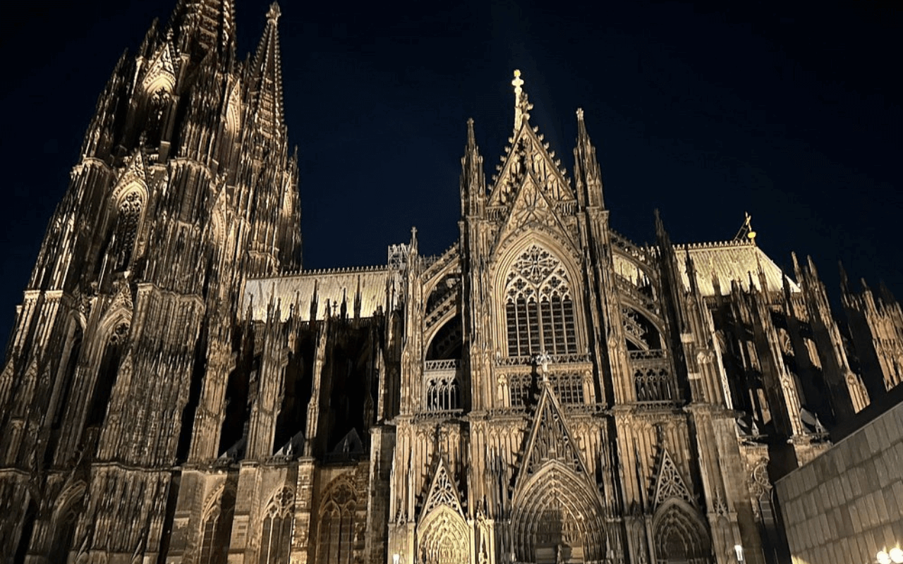 The Majestic Twin Spires of Cologne Cathedral