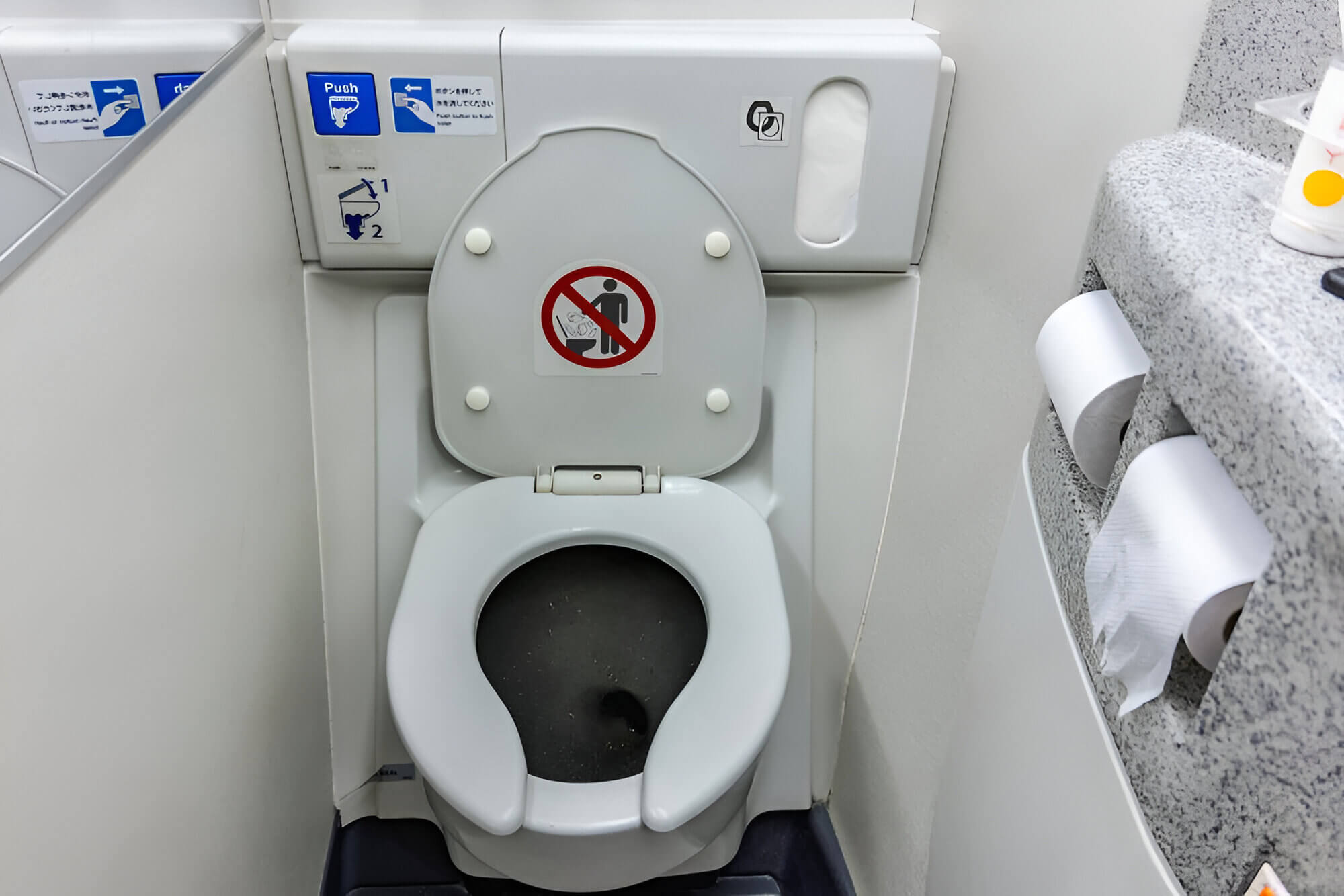 Airplane Bathrooms: The Ultimate Germ Zones