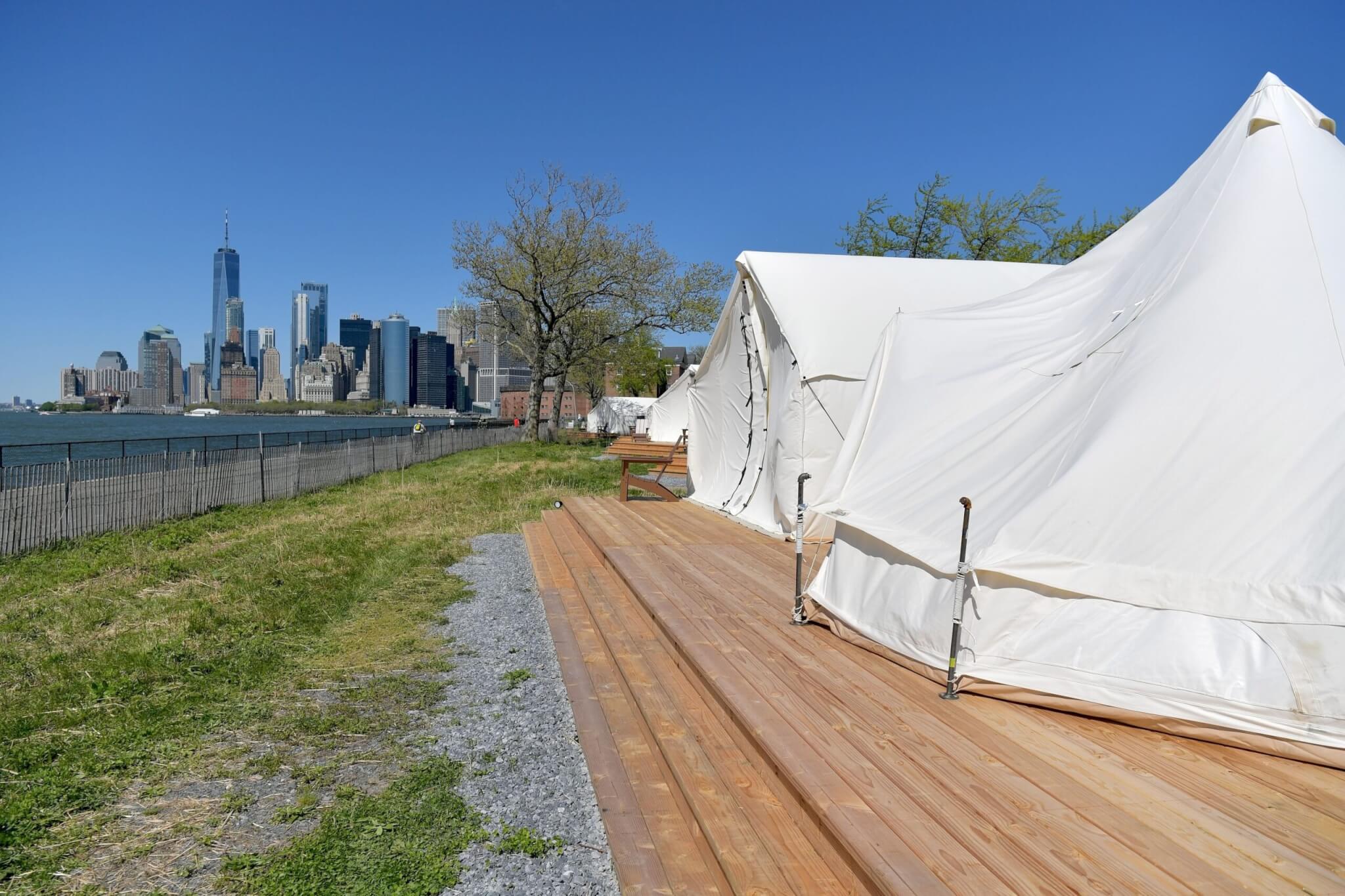 Luxury Tenting at Collective Retreats on Governors Island