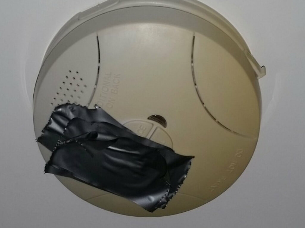 Dim Annoying Blinking Lights with Tape