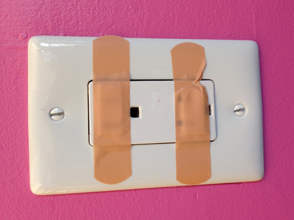 Childproof Your Hotel Room with Band-Aids