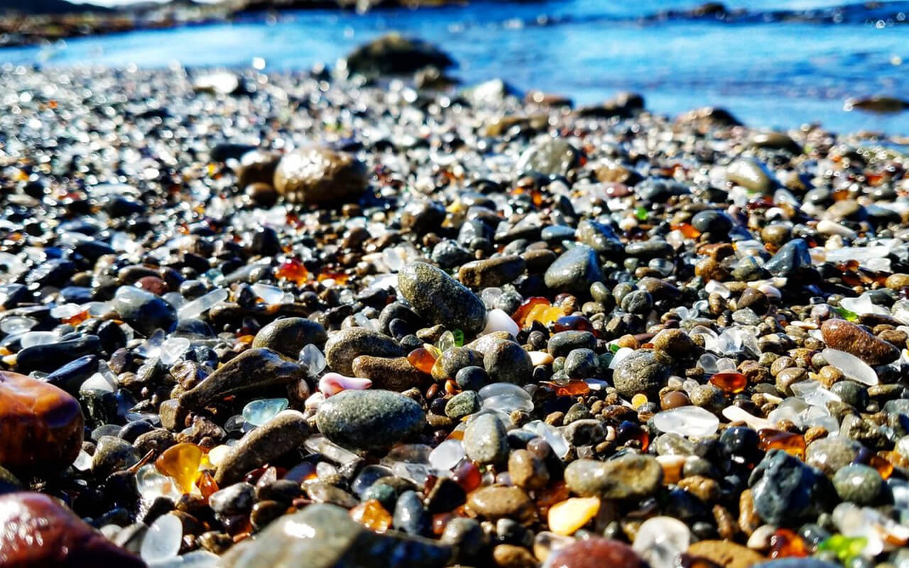California: Stroll Along the Colorful Glass Beach