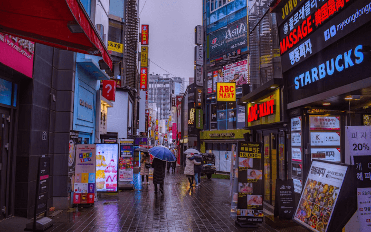 Seoul’s Trendy Myeongdong District