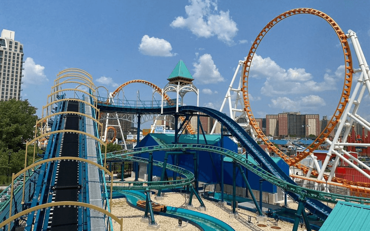Luna Park at Coney Island in Brooklyn, New York