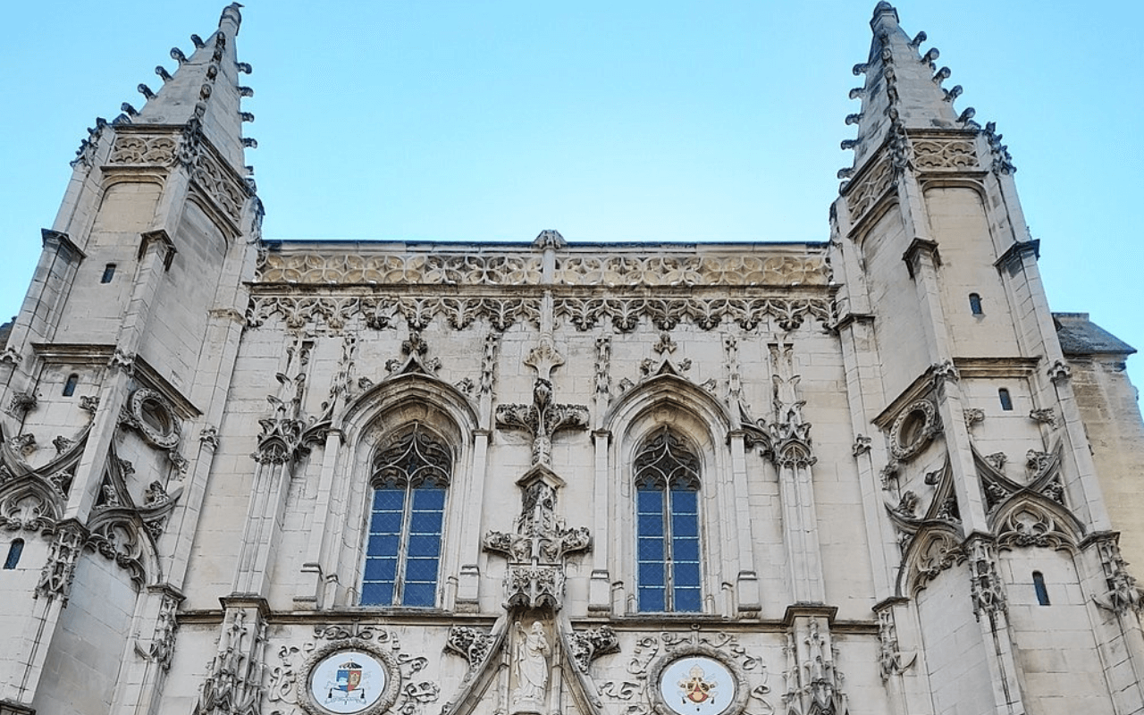 Avignon Cathedral and Nearby Senanque Abbey
