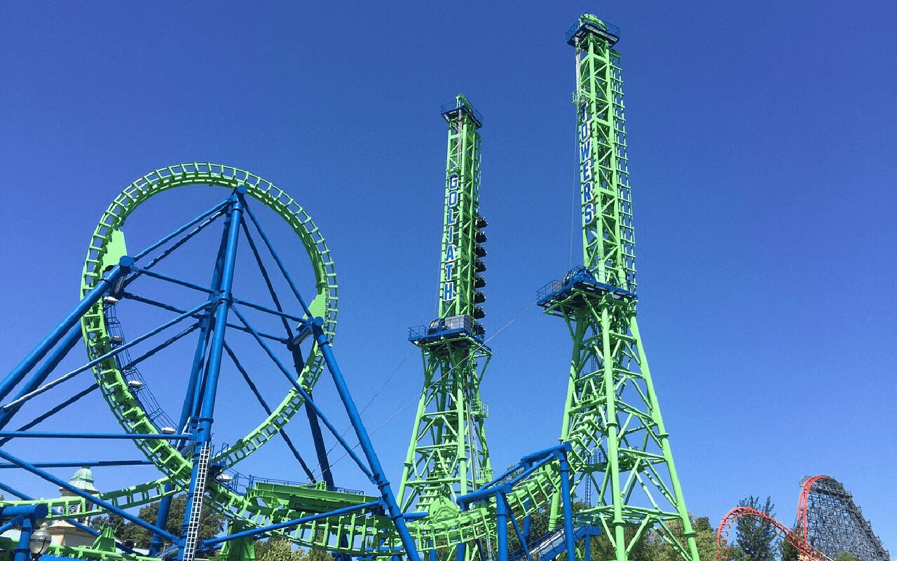 Six Flags New England in Agawam, Massachusetts
