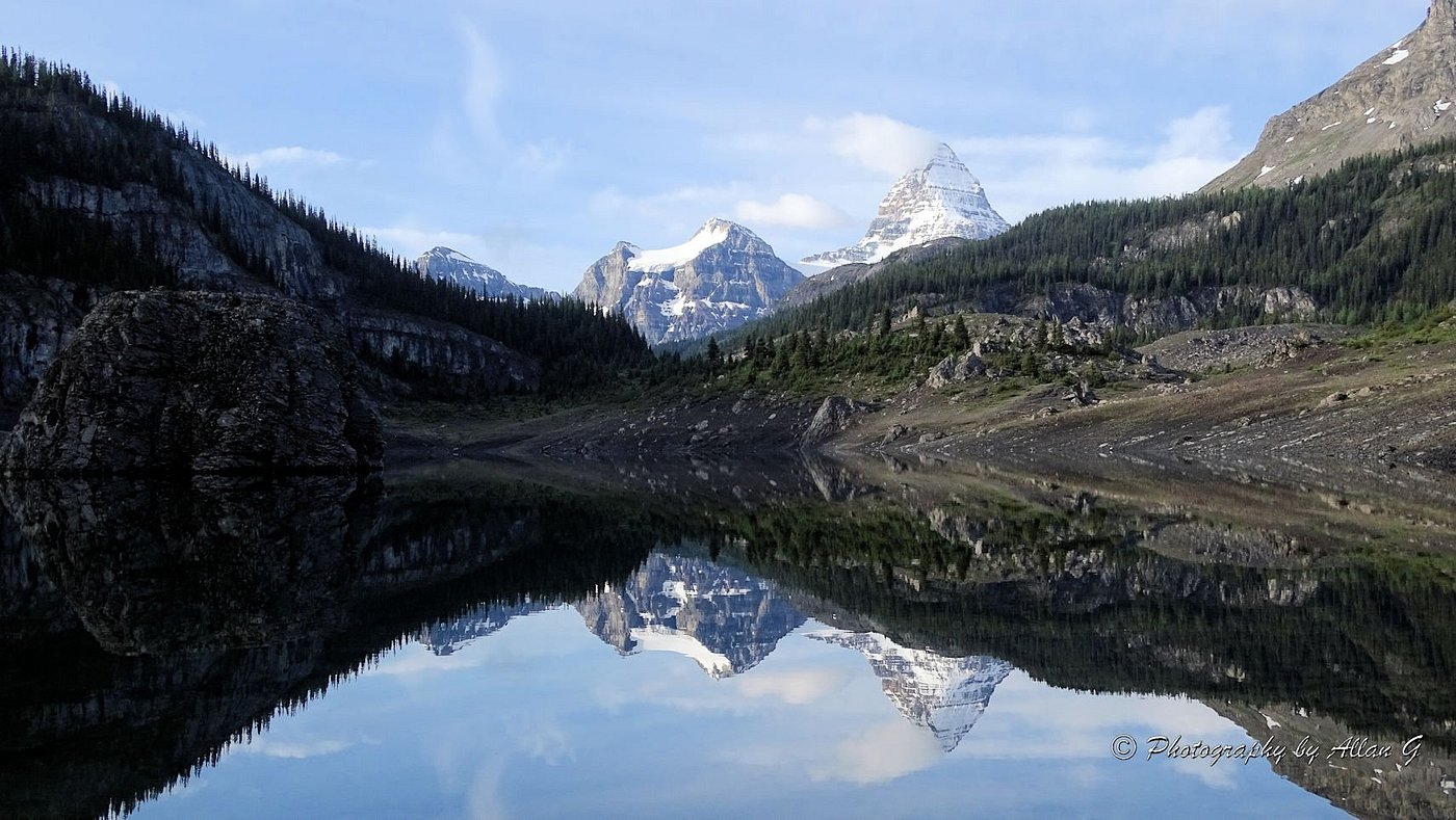 Mount Assiniboine Trail in Mount Assiniboine Provincial Park, BC