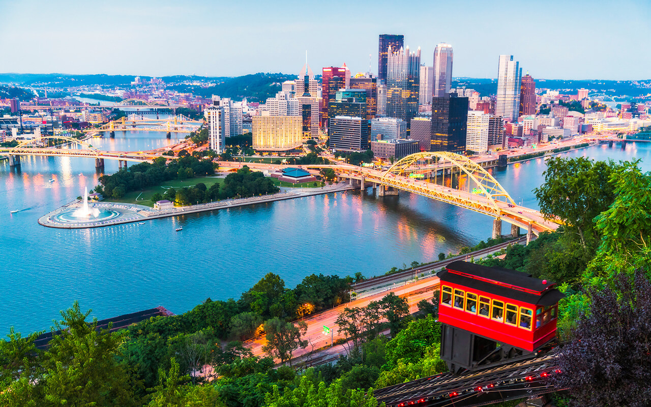 Pittsburgh, PA: A Walker's City with Scenic Hills and History