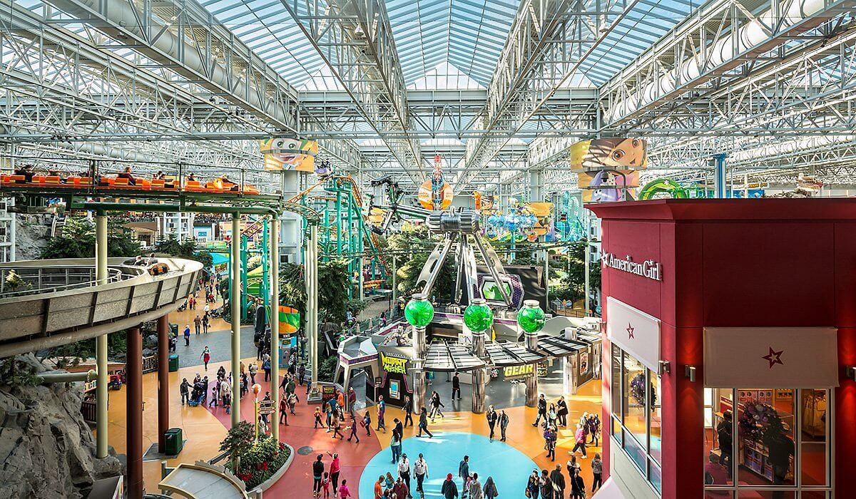 Even if shopping isn’t your thing, Minnesota’s Mall of America will astound you with its sheer size and variety. Spanning multiple levels and packed with hundreds of stores, dining options, and entertainment venues, it’s a colossal complex that’s an attraction unto itself.