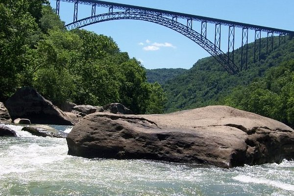 Drive Across the Spectacular New River Gorge Bridge in West Virginia