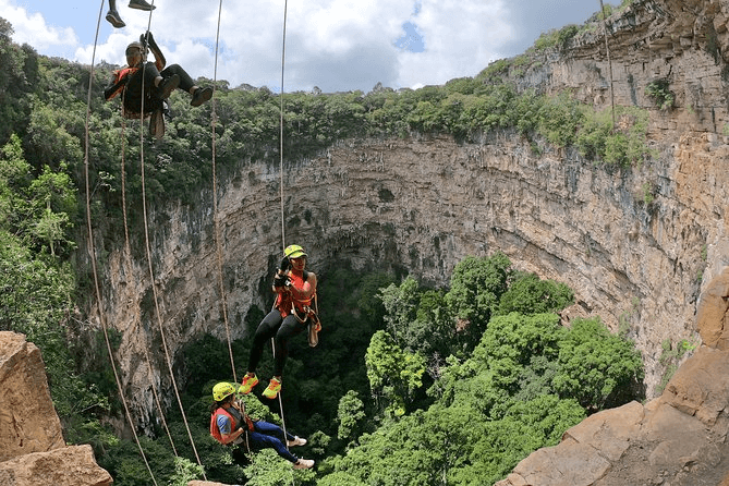 Zip Line over Sima de las Cotorras, Chiapas, Mexico