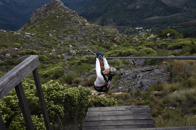 Good Hope Zip Line near Cape Town, South Africa