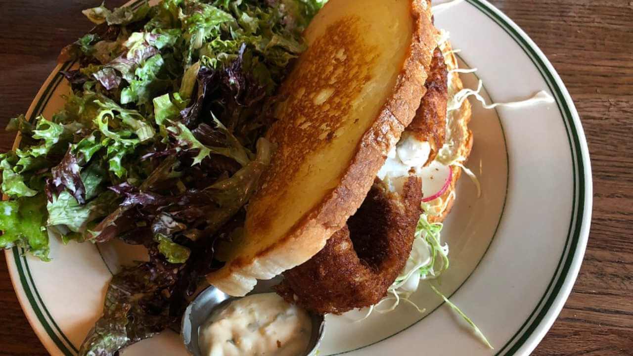 Wisconsin’s Classic Catch: Beer-Battered Fish Sandwich at The Old Fashioned