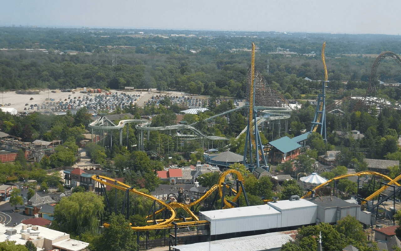 Six Flags Great America near Chicago, Illinois