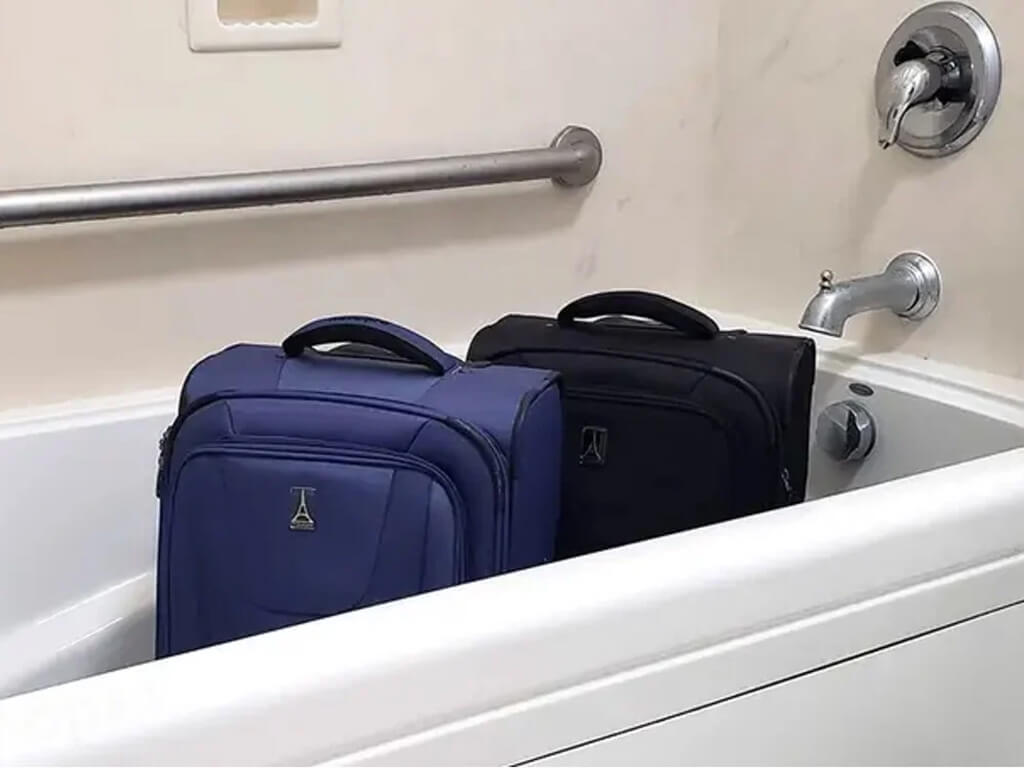 Place Your Luggage in the Bathtub to Avoid Bed Bugs