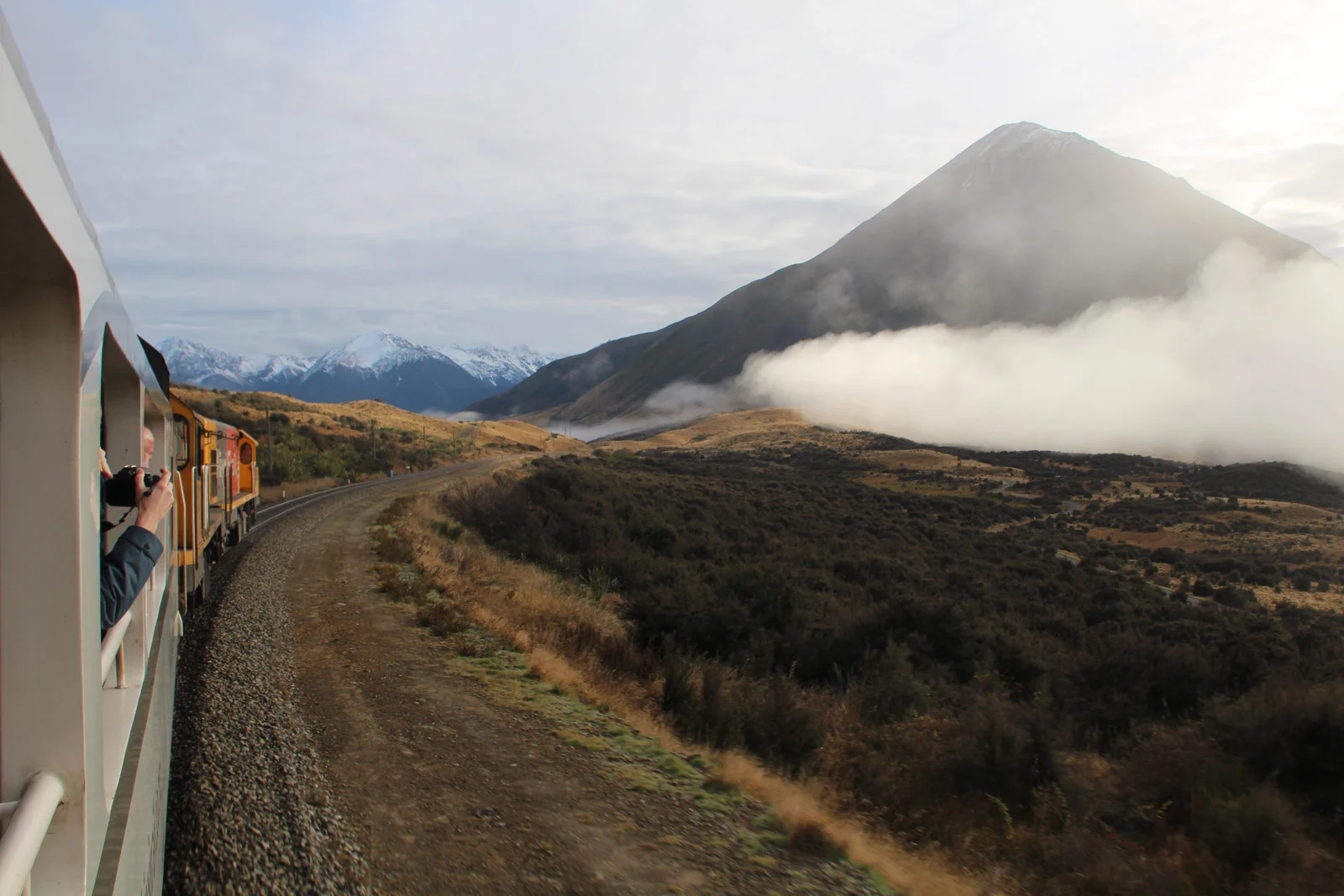 New Zealand’s TranzAlpine Scenic Train Ride