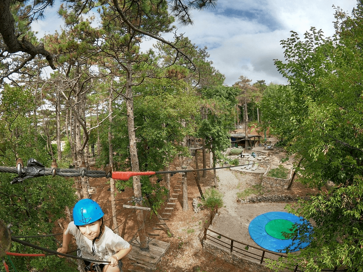 Adrenaline Park Zip Line in Bielsko-Biała, Poland