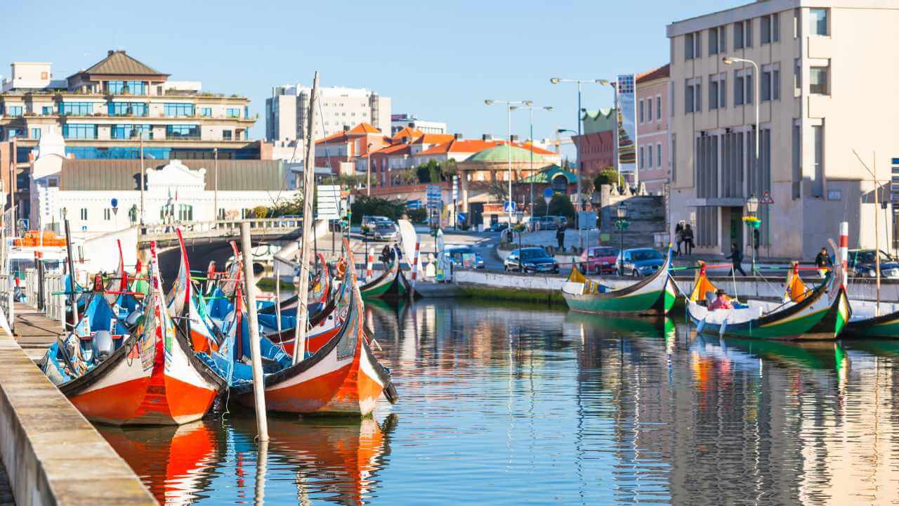 Glide Through Aveiro’s Canals Near Porto