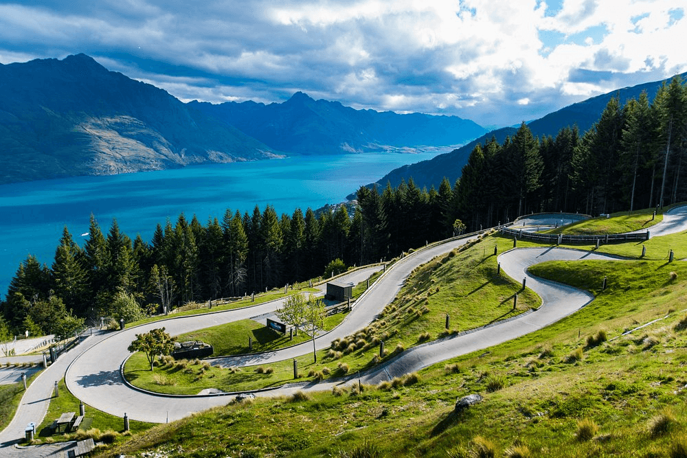Skyline Luge in Queensland, New Zealand