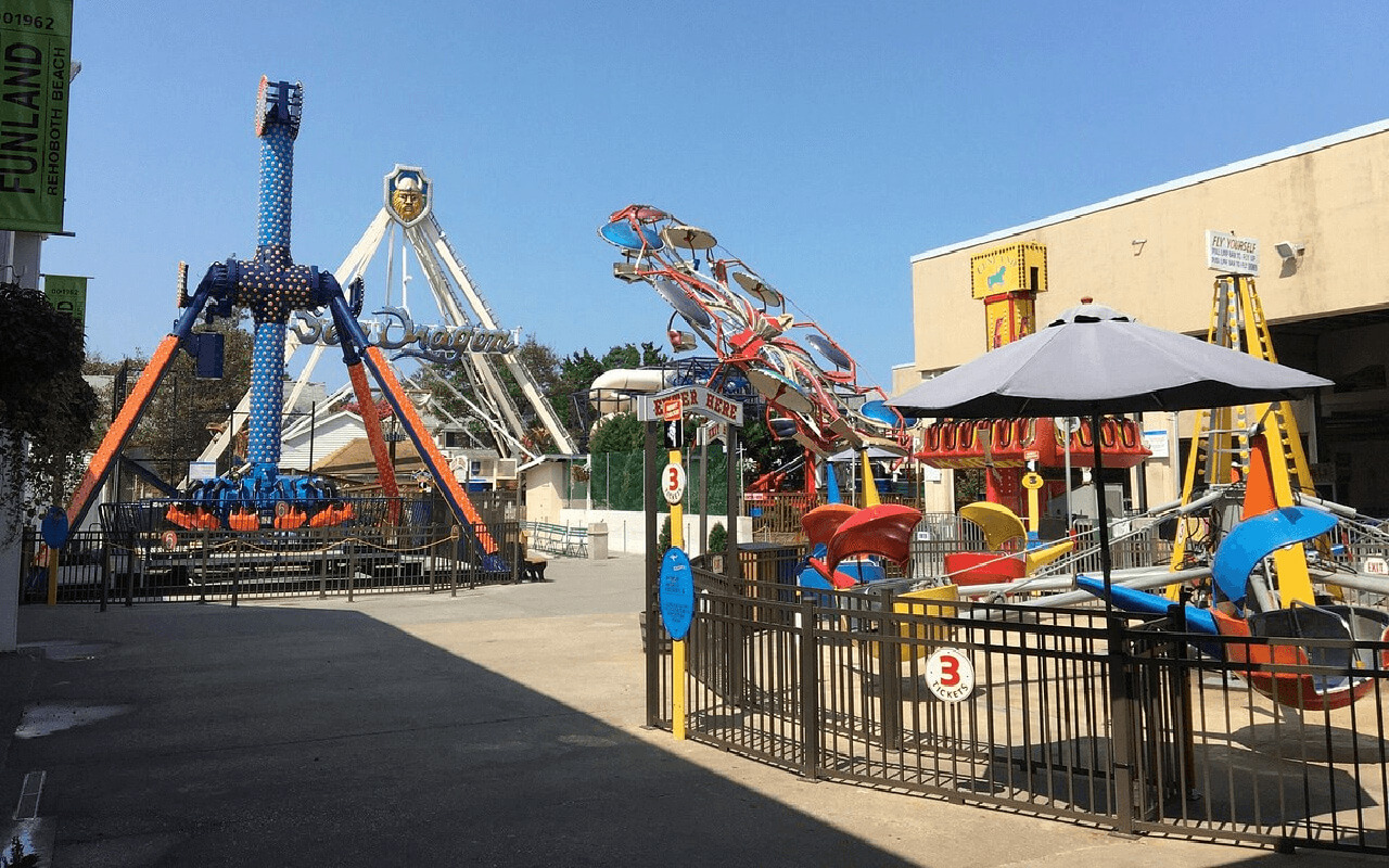 Funland in Rehoboth Beach, Delaware