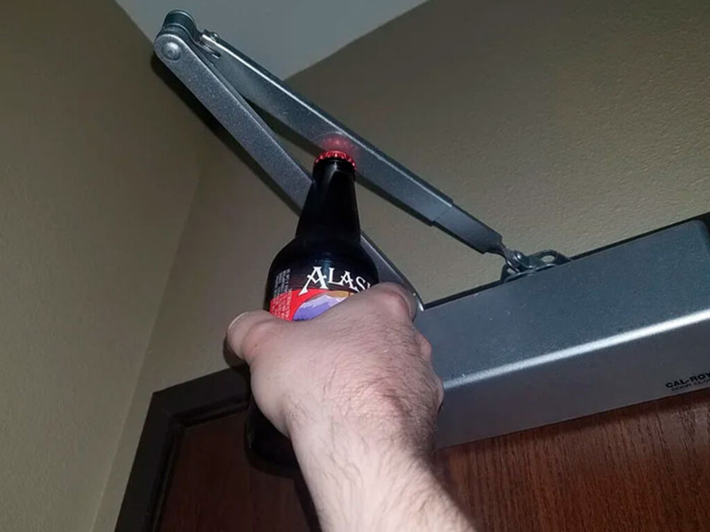 Create a Quick Bottle Opener from Your Door