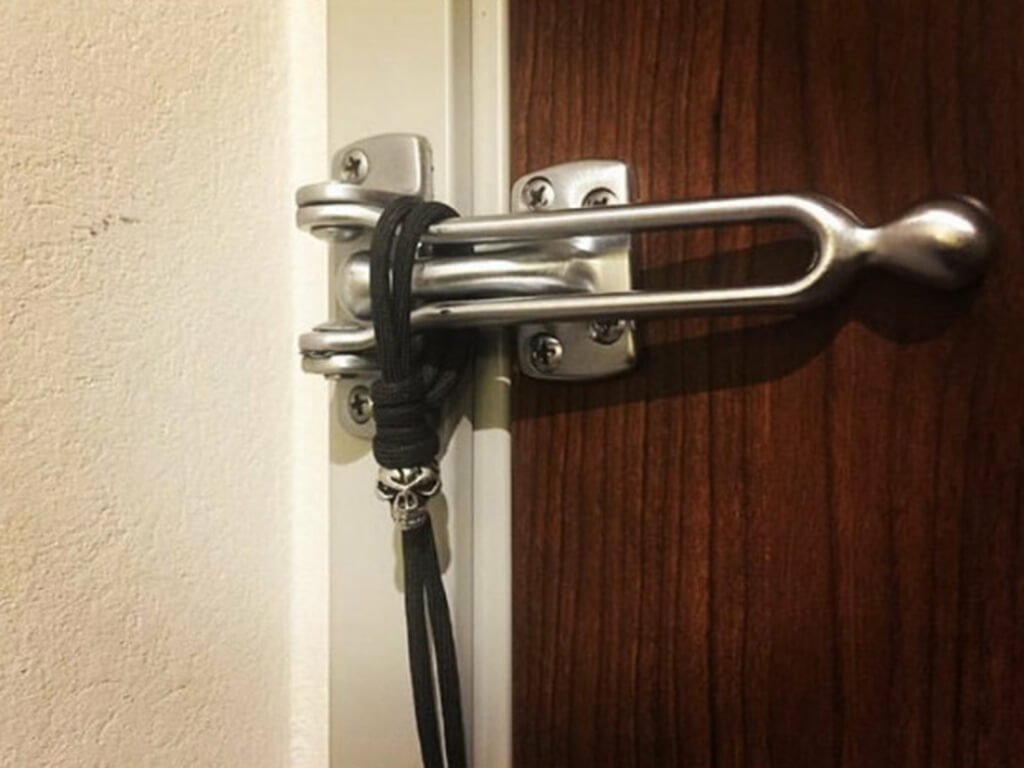 Enhance Door Security Using a Bungee Cord or Rope